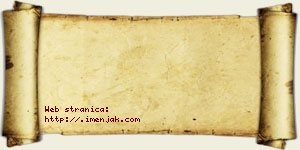 Hana Vlahović vizit kartica